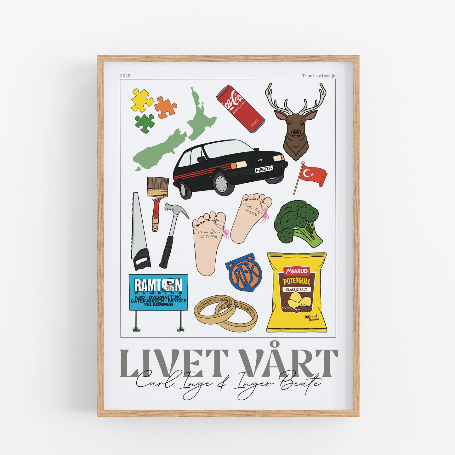 Love poster (personlig tilpasset)